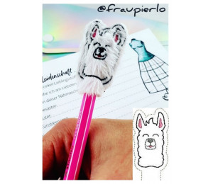 Stickdatei - ITH Stifteaufsatz Monster